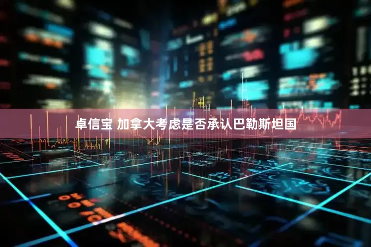 卓信宝 加拿大考虑是否承认巴勒斯坦国