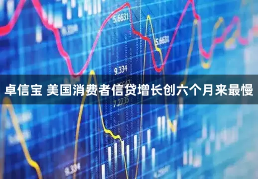 卓信宝 美国消费者信贷增长创六个月来最慢